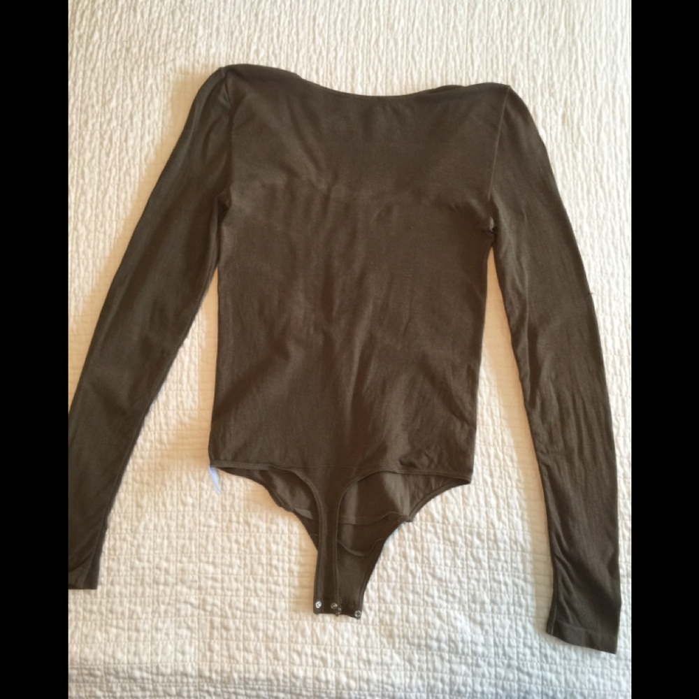 EUC Wolford bronze metallic body thong - Picture 4 of 14